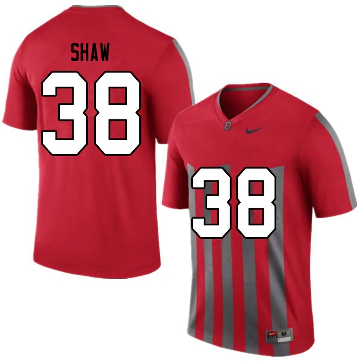 Bryson Shaw Ohio State Buckeyes Men's NCAA #38 Nike Retro College Stitched Football Jersey XHH6656ZX